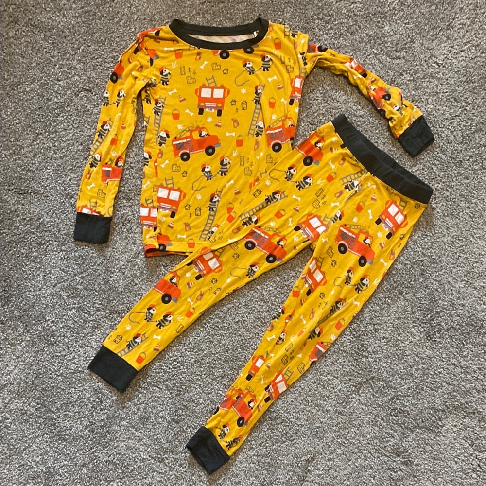 Little Sleepies Fire Pups Pajama Set